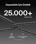 Belkin 2'li Örgülü USB-C - USB-C Kablo, 1,5 m, 60 W – Yumuşak, Esnek ve Hızlı Şarj Kablosu, iPhone 17 ve 16 Serisi, Galaxy S25, Pixel 10, iPad Pro ve Daha Fazlasıyla Uyumlu, Siyah