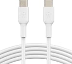 Belkin Boost Charge USB-C Kablosu (USB-C - USB-A Kablosu, USB Type-C Kablosu) 3 m, Beyaz - Seçenekler: 1,0 m, 2,0 m, Standart, USB-A - Lightning (PVC)...