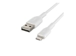 Belkin Lightning Kablosu (iPhone, iPad, AirPod'lar için Boost Charge Lightning - USB Kablosu) MFi Sertifikalı iPhone Şarj Kablosu (1 m, Beyaz