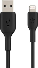 Belkin Örgülü USB-C - Lightning Kablosu (Hızlı Şarj Kablosu) Hızlı Şarj MFi Sertifikalı USB-C Kablosu (2m, Beyaz) - Seçenekler: 1 m, 2 m, 3 m, Kablo, Tek, Tek Kişilik, USB-C kablosu...