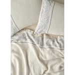 Bella Maison %100 Pamuk Paisley Jakarlı Çift Kişilik Yatak Örtüsü Seti Mavi (240x260 Cm) Mavi