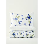 Bella Maison %100 Pamuk Ranforce Blueberry Çift Kişilik Nevresim Seti (200x220 Cm) Çok Renkli