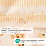 Bella Maison %100 Pamuk Saten Leora Tek Kişilik Nevresim Seti Somon (160x220 Cm) Somon