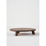 Bella Maison Aris Ayaklı Sunum Tabağı Naturel (29 Cm) Naturel