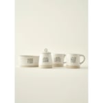 Bella Maison Bohemia Stoneware Sütlük Beyaz (300 Cc) Beyaz