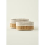 Bella Maison Bres Bambu Düzenleyici Kutu 2'li Naturel Naturel