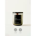Bella Maison Citrus Ahşap Fitilli Soy Wax Mum Antrasit