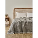 Bella Maison Cozy Akrilik Çift Kişilik Battaniye Gri (200x220 Cm) Gri