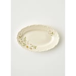 Bella Maison Daisy Porselen Sunum Tabağı Krem (20 Cm) Krem