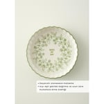 Bella Maison Floral Stoneware Fırın Kabı Beyaz (26x5 Cm) Beyaz
