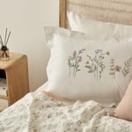 Bella Maison Flores Pamuklu Çift Kişilik Pike Takımı Somon (200x220 Cm) Somon