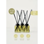Bella Maison Golden Tropics Çubuklu Oda Kokusu 3'lü Yeşil (100 Ml)