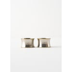 Bella Maison Lara 2'li Peçete Halkası Siver (4,5x3,5 Cm) Silver