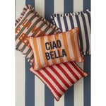 Bella Maison Line Biyeli Kırlent Kılıfı Kırmızı (43x43 Cm) Kırmızı