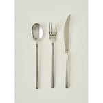 Bella Maison Milano 18 Parça Tatlı Çatal Kaşık Bıçak Seti Silver Silver