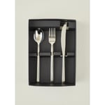 Bella Maison Milano 18 Parça Tatlı Çatal Kaşık Bıçak Seti Silver Silver