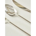 Bella Maison Milano 18 Parça Tatlı Çatal Kaşık Bıçak Seti Silver Silver