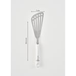 Bella Maison My Kitchen Çelik Oluklu Spatula Beyaz (30,4x7x1,6 Cm) Beyaz