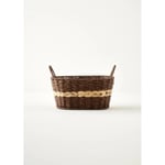 Bella Maison Neroa Kulplu Sepet Naturel (29x24x20 Cm) Naturel