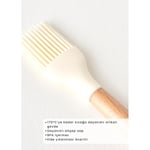 Bella Maison Olivia Silikon Fırça Krem (27x4x2 Cm) Krem
