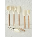 Bella Maison Olivia Silikon Kepçe Krem (32x8x6 Cm) Krem