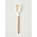 Bella Maison Olivia Silikon Makarna Kepçesi Krem (31x6x4 Cm) Krem