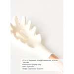 Bella Maison Olivia Silikon Makarna Kepçesi Krem (31x6x4 Cm) Krem