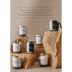 Bella Maison Osmanthus Ahşap Fitilli Soy Wax Mum Antrasit