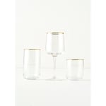 Bella Maison Premium Bardak-kadeh Set 18'li Gold