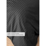 Bella Maison Premium Tencel Çift Kişilik Saten Nevresim Seti Antrasit (200x220 Cm) Antrasit