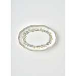 Bella Maison Rebecca New Bone Sunum Tabağı (20x14 Cm) Çok Renkli