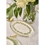 Bella Maison Rebecca New Bone Sunum Tabağı (25x17 Cm) Çok Renkli