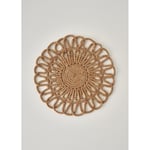 Bella Maison Rosy Örgü Amerikan Servis Kahverengi (35 Cm) Kahverengi