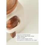 Bella Maison Salt Seramik Kavanoz Krem (330 Ml) Krem