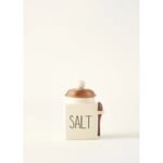 Bella Maison Salt Seramik Kavanoz Krem (330 Ml) Krem