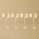 Bella Maison Shape Cup 4'lü Naturel (220 Cc)