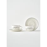 Bella Maison Simplicity 2'li Porselen Çay Fincanı Seti Siyah (270 Cc) Siyah