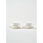 Bella Maison Simplicity 2'li Porselen Çay Fincanı Seti Siyah (270 Cc) Siyah