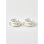 Bella Maison Simplicity 2'li Porselen Çay Fincanı Seti Siyah (270 Cc) Siyah