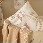 BELLA MAISON Sloth Hayvan Baskılı%70 Pamuk%30 Polyester Oyuncak Sepeti, Çok Renkli, 36x40 cm