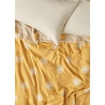 Bella Maison Sunny Pamuklu Çift Kişilik Yatak Örtüsü Sarı (200x220 Cm) Sarı