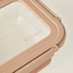 Bella Maison Terra 3'lü Cam Saklama Kabı Seti Bej (370 Cc)