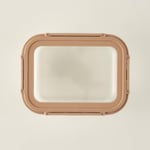 Bella Maison Terra 3'lü Cam Saklama Kabı Seti Bej (1050 Cc)