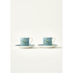 Bella Maison Van Gogh Almond Blossom 2'li Kahve Fincanı Seti Turkuaz (90 Cc) Mavi