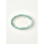 Bella Maison Van Gogh Almond Blossom Porselen Sunum Tabağı Turkuaz (20 Cm) Mavi