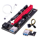 Benedict PCI-E Riser 009S 16X Extender PCI-E Riser USB 3.0 grafik kartı, kablo adaptör kartı/PCI-E Riser 009S 16X Extender PCI-E Riser USB 3.0 grafik kart kablosu adaptör kartı