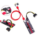 Benedict PCI-E Riser 009S 16X Extender PCI-E Riser USB 3.0 grafik kartı, kablo adaptör kartı/PCI-E Riser 009S 16X Extender PCI-E Riser USB 3.0 grafik kart kablosu adaptör kartı