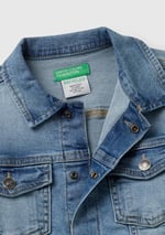 Benetton Erkek Çocuk Denim Denim Ceket