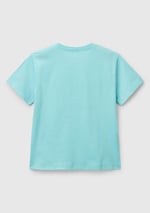 Benetton Erkek Çocuk Ekru Grafik Baskılı T-Shirt