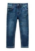 Benetton Erkek Çocuk Koyu Denim Denim Pantolon